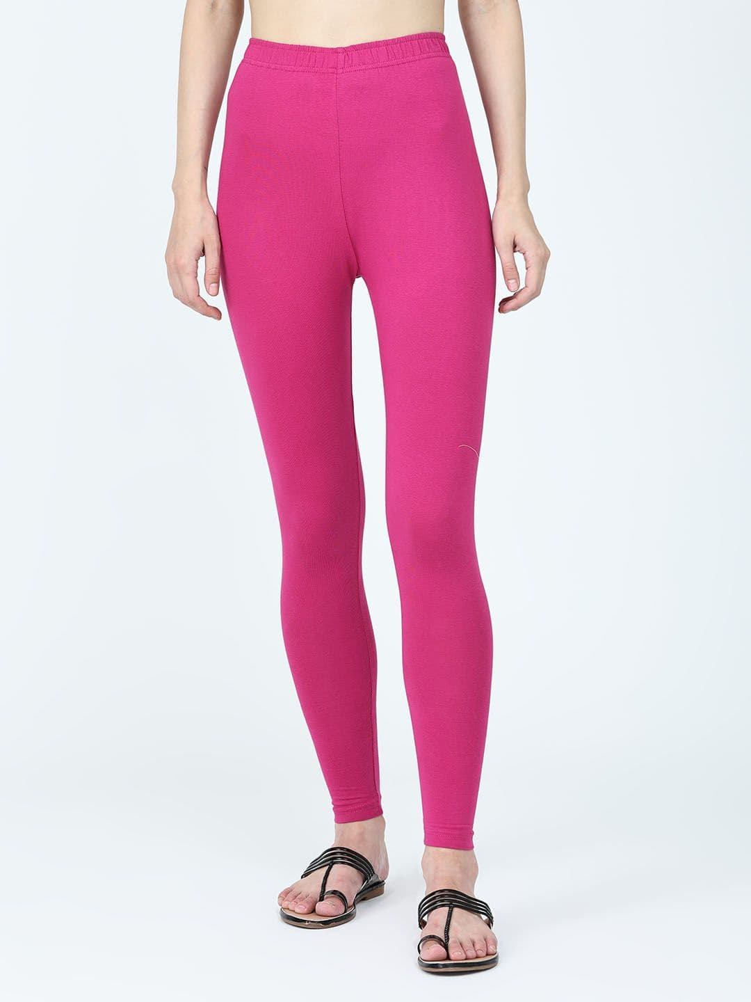 Robinbosky Solid Ankle Length Leggings - view 1