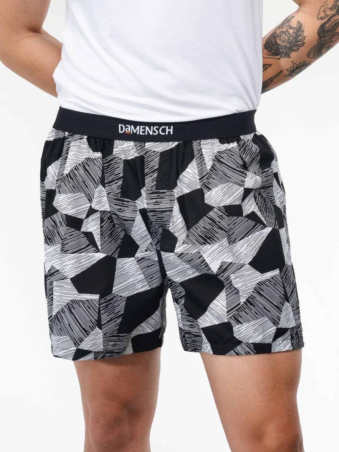 DAMENSCH Men Breeeze Ultralight Pure Cotton Inner Boxers IB1002-BLKPUZ - view 1