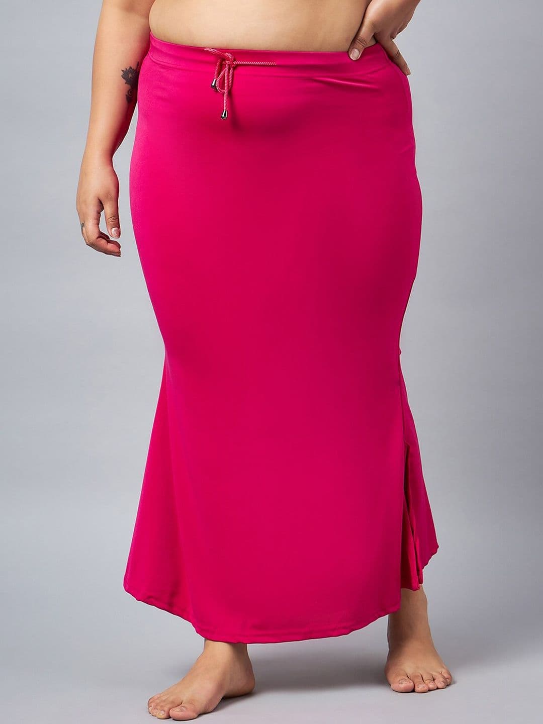Curves By ZeroKaata Plus Size Mermaid Fit Saree Shapewear Petticoat - view 1