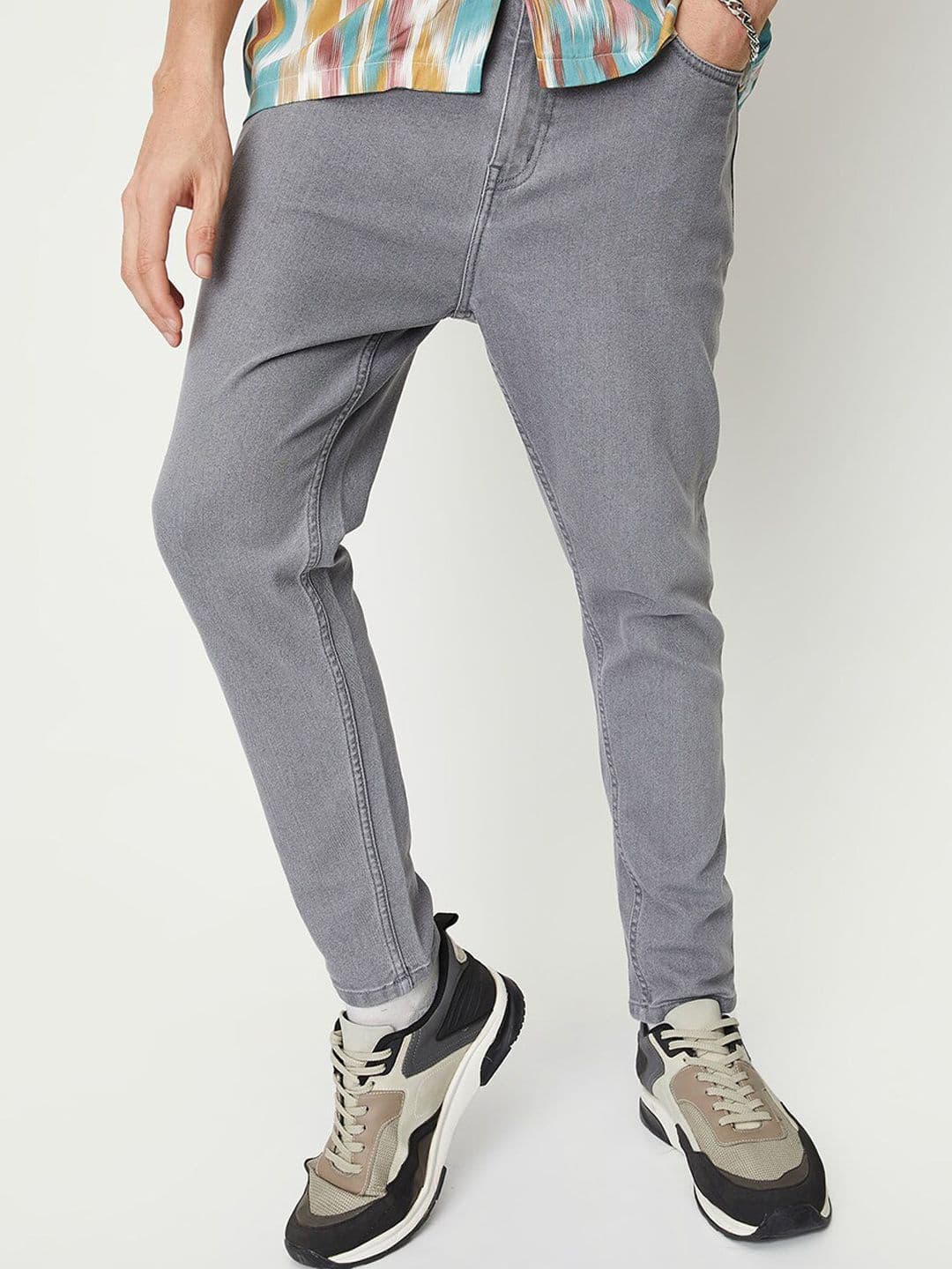 max Men Clean Look Mid-Rise Cotton Jeans - view 1