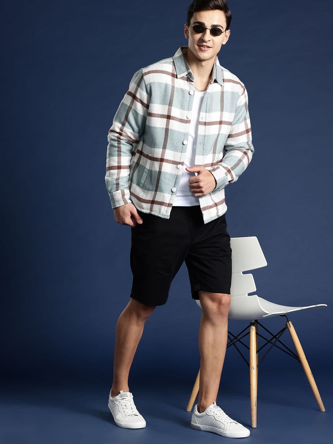 Mast & Harbour Checked Tailored Jacket - view 1