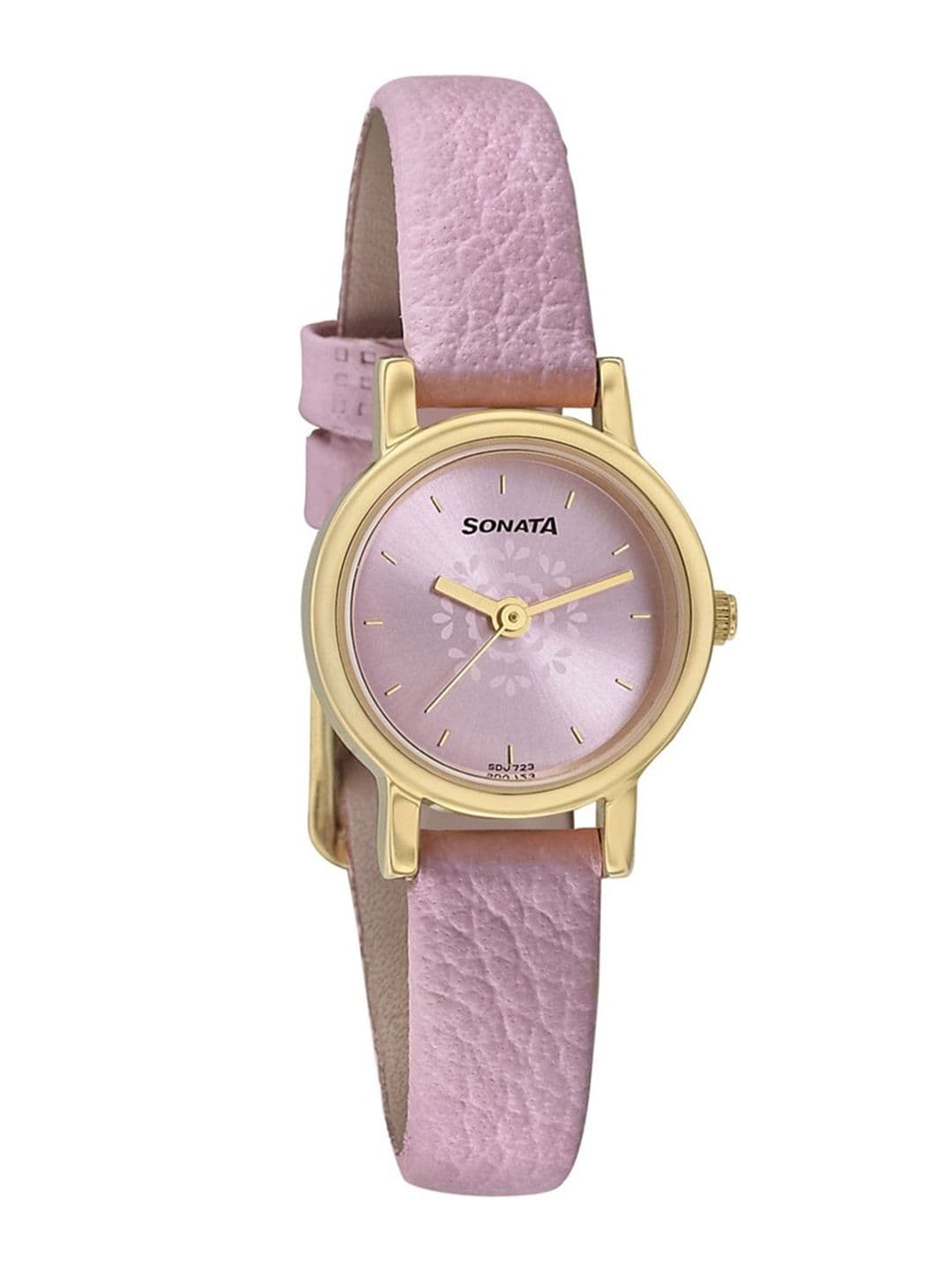 Sonata Floral Folkart Quartz Analog With Pink Dial Watch For Women - Nt8976yl04w - view 1