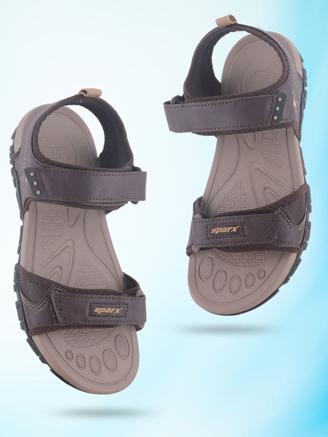 Sparx Men Brand Logo Embossed Sports Sandals With Velcro Closure - view 1