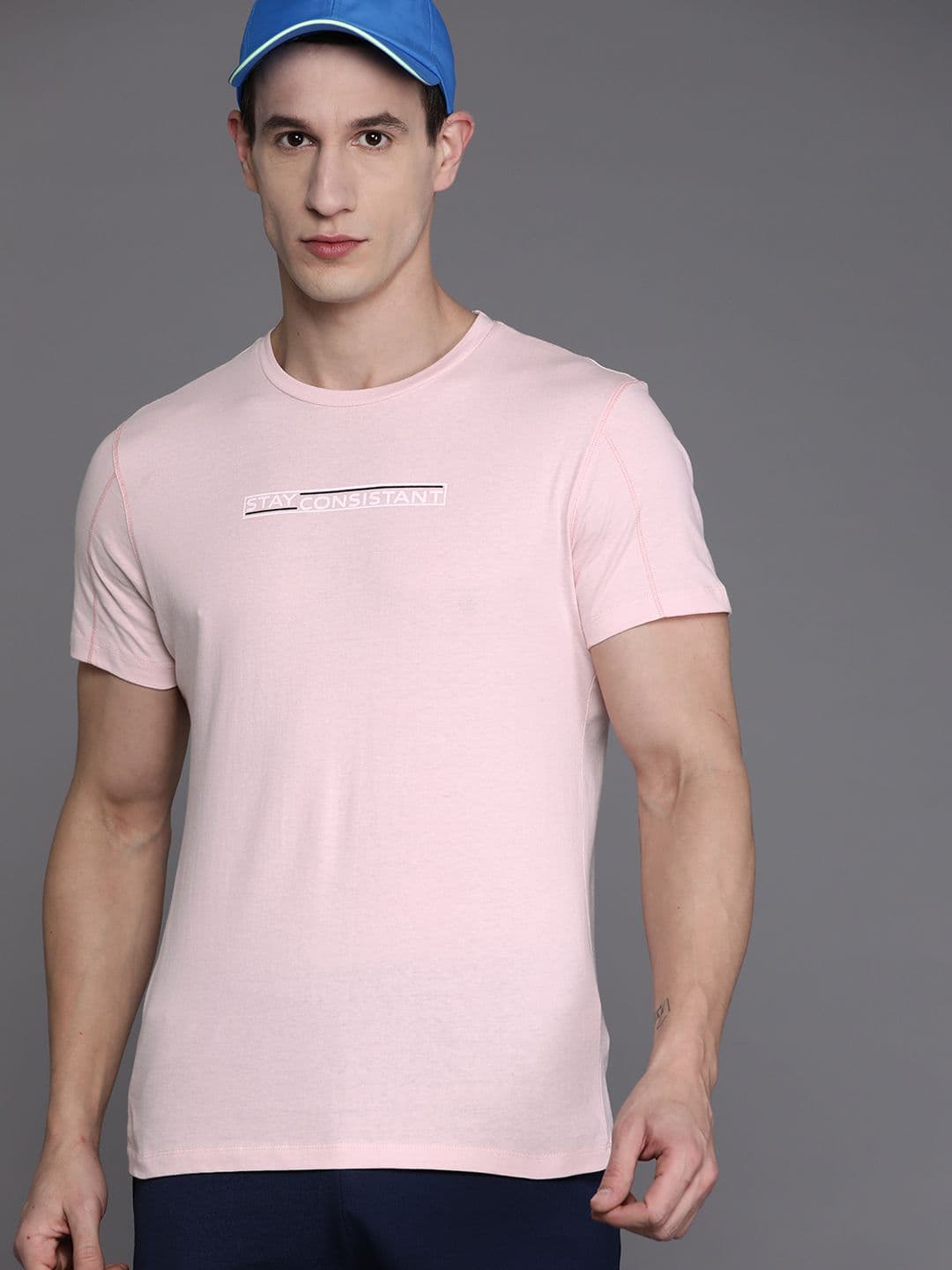 HRX by Hrithik Roshan Printed Cotton T-shirt - view 1