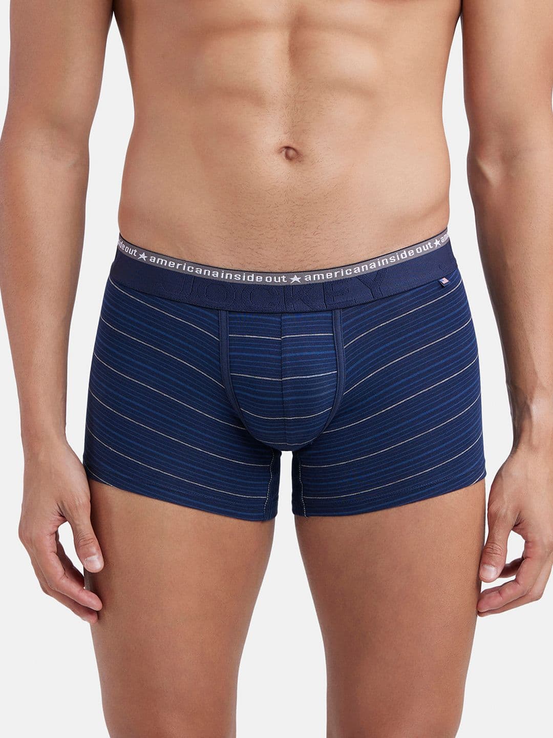 Jockey Stretchable Stripe Trunk with Ultrasoft Waistband-US68 - view 1