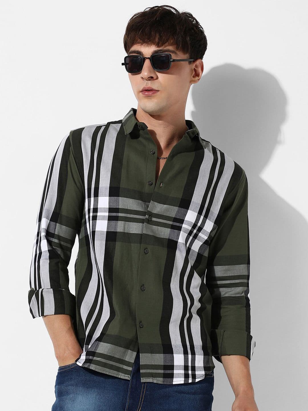 CAHOOT Classic Striped Cotton Casual Shirt - view 1