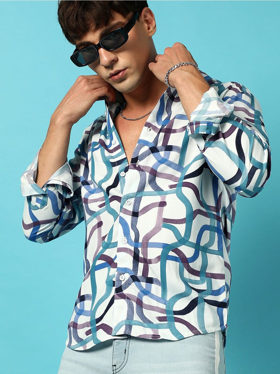 CAHOOT Classic Abstract Printed Casual Shirt - view 1