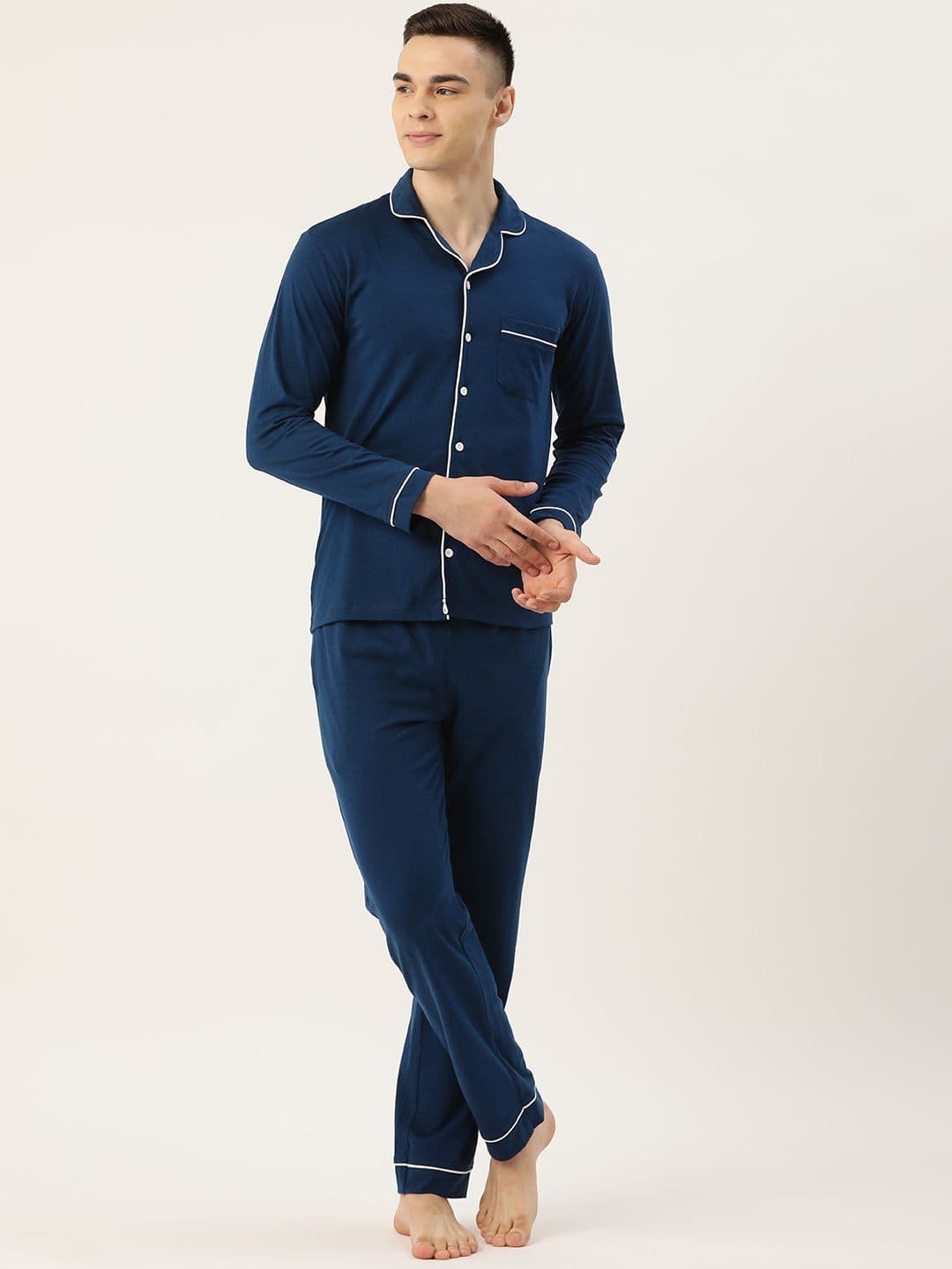 Nite Flite Men Cotton Night suit - view 1