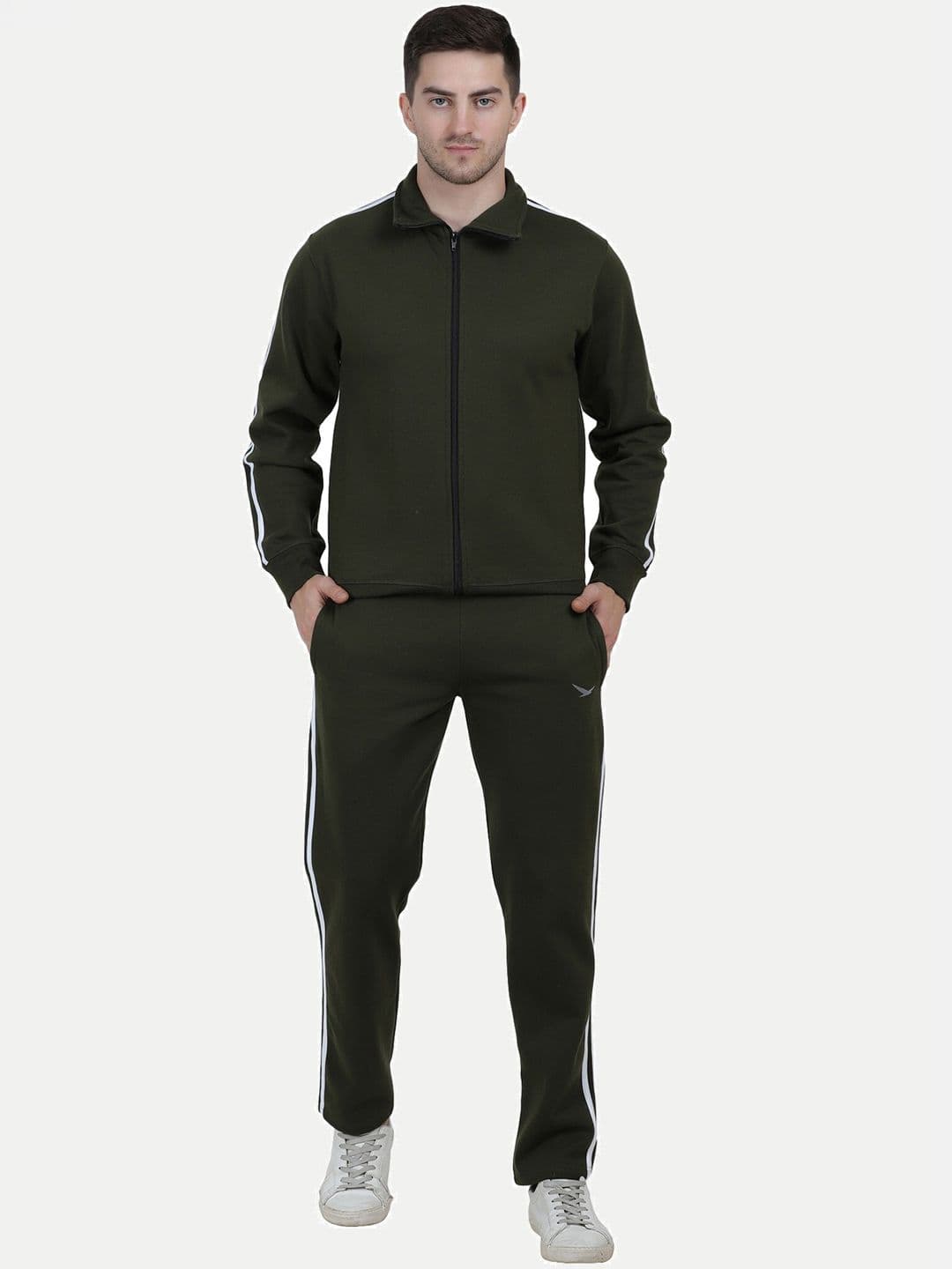 HiFlyers Men Brand Logo Printed Side Panel Tracksuits - view 1
