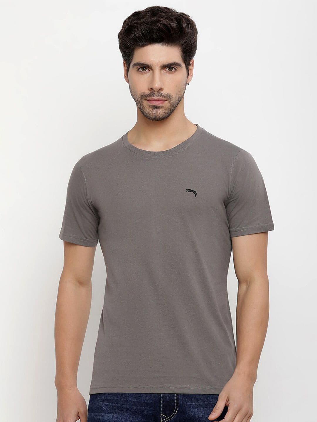 JUMP USA Round Neck Cotton T-shirt - view 1