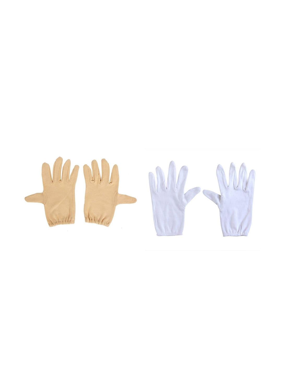 Aadikart Pack Of 2 Patterned Cotton Hand Gloves - view 1