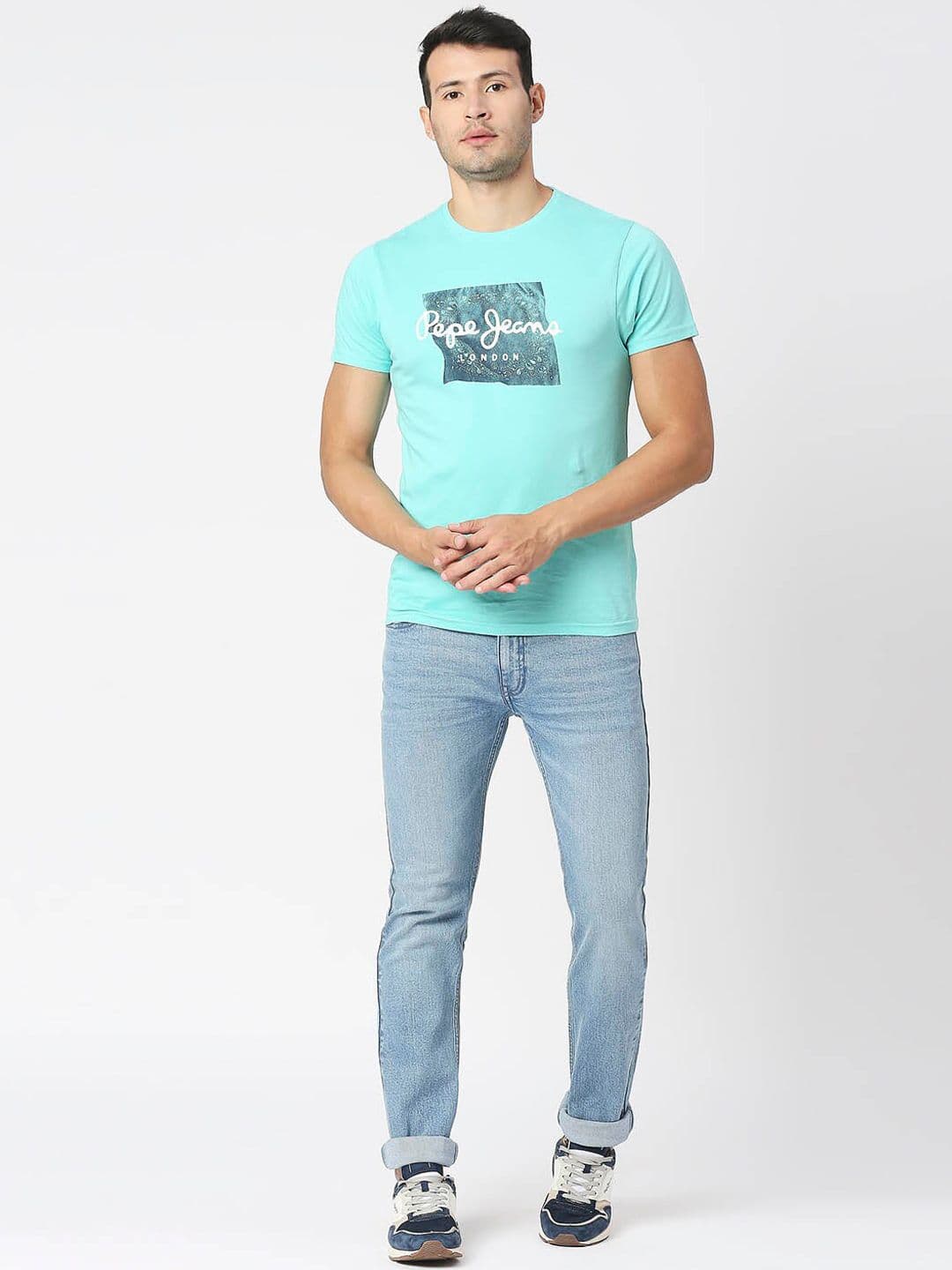Pepe Jeans Men Slim Fit Low Distress Jeans - view 1