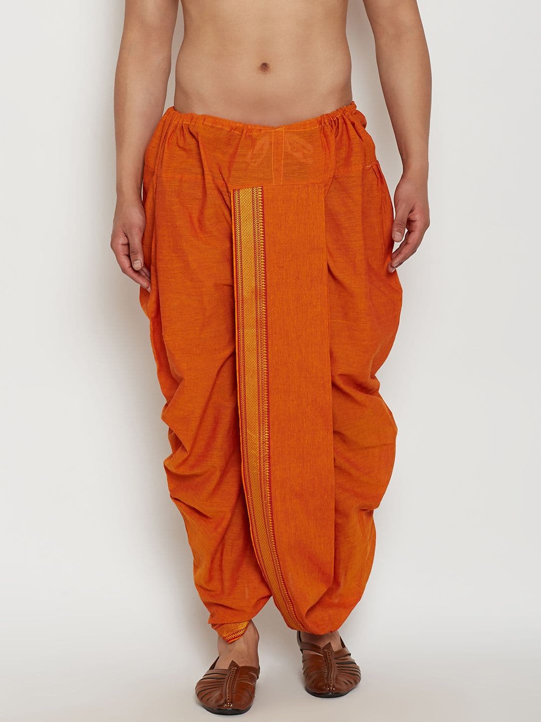 SOJANYA Orange Dhoti Pants - view 1