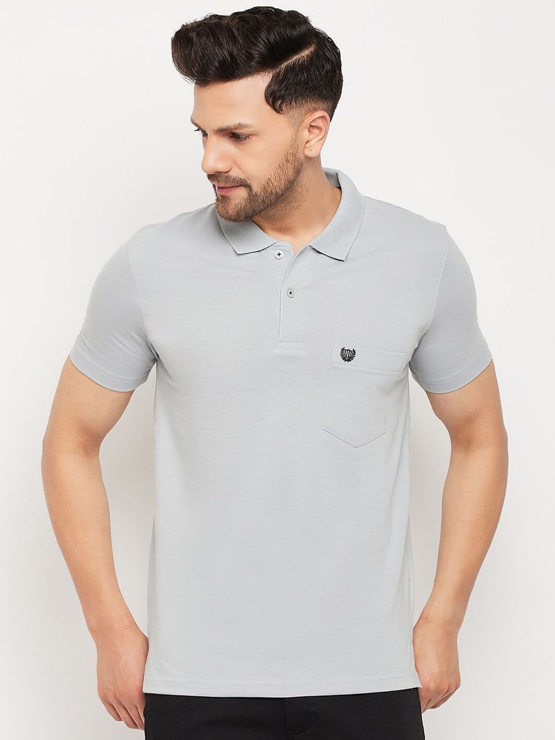 Duke Polo Collar Cotton T-shirt - view 1