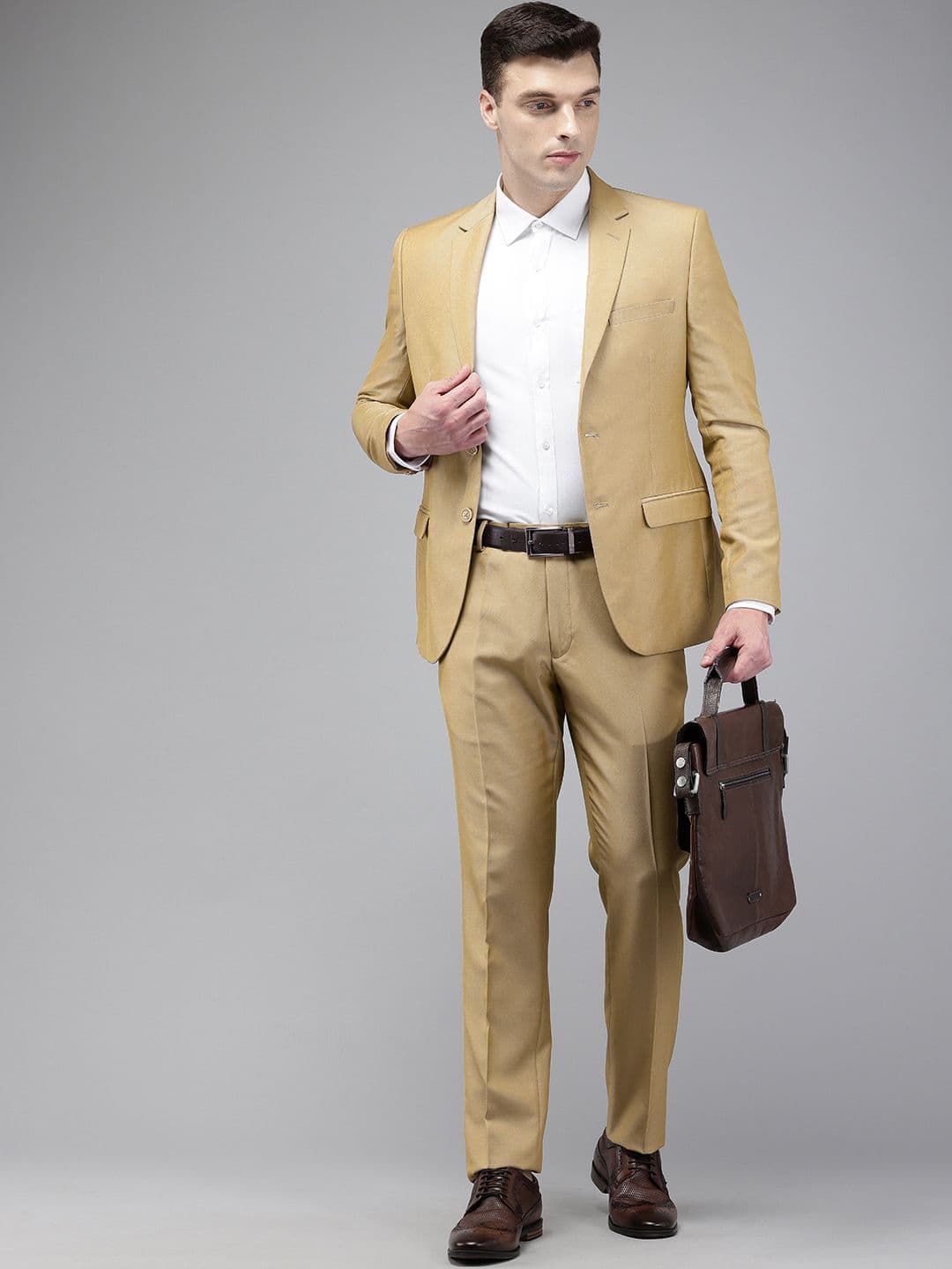 Park Avenue Super Slim Fit Notched Lapel Single-Breasted 2 Piece Formal Suits - view 1