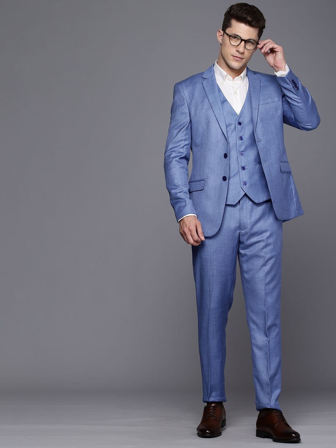 Raymond Contemporary Fit 3 Piece Party Suit - view 1