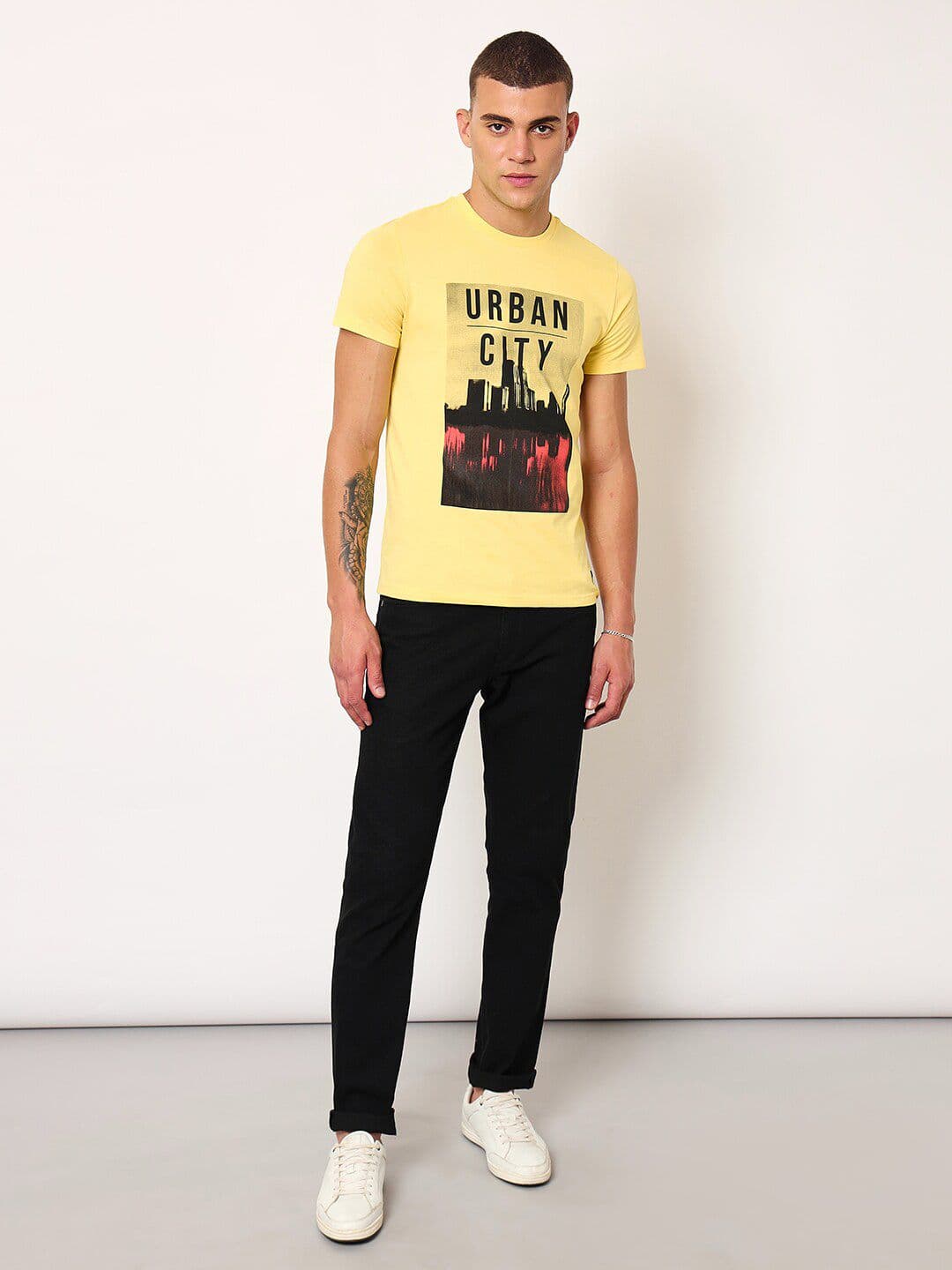 Lee Graphic Printed Slim Fit Cotton T-shirt - view 1