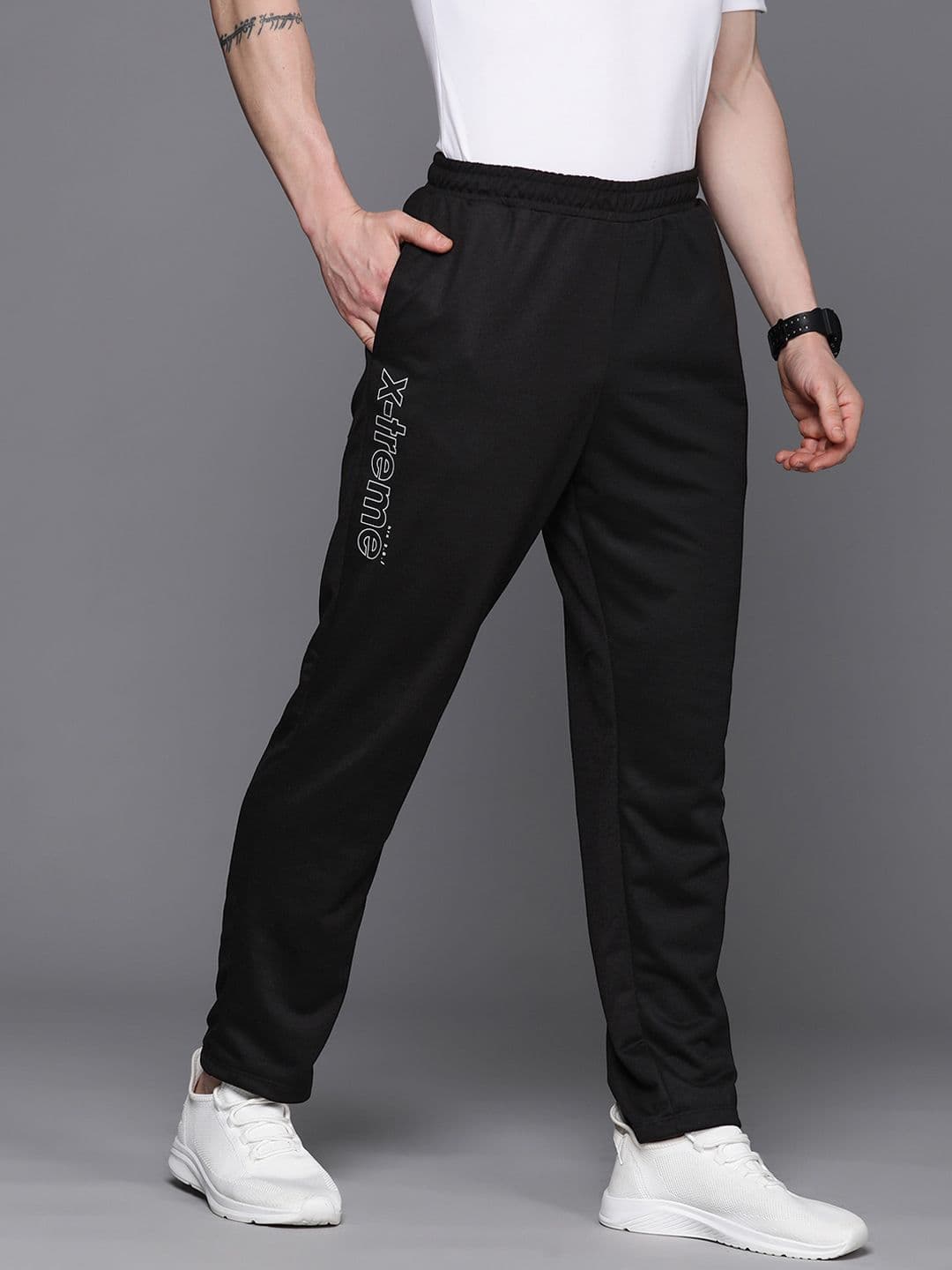 HRX by Hrithik Roshan Men Solid Track Pants - view 1