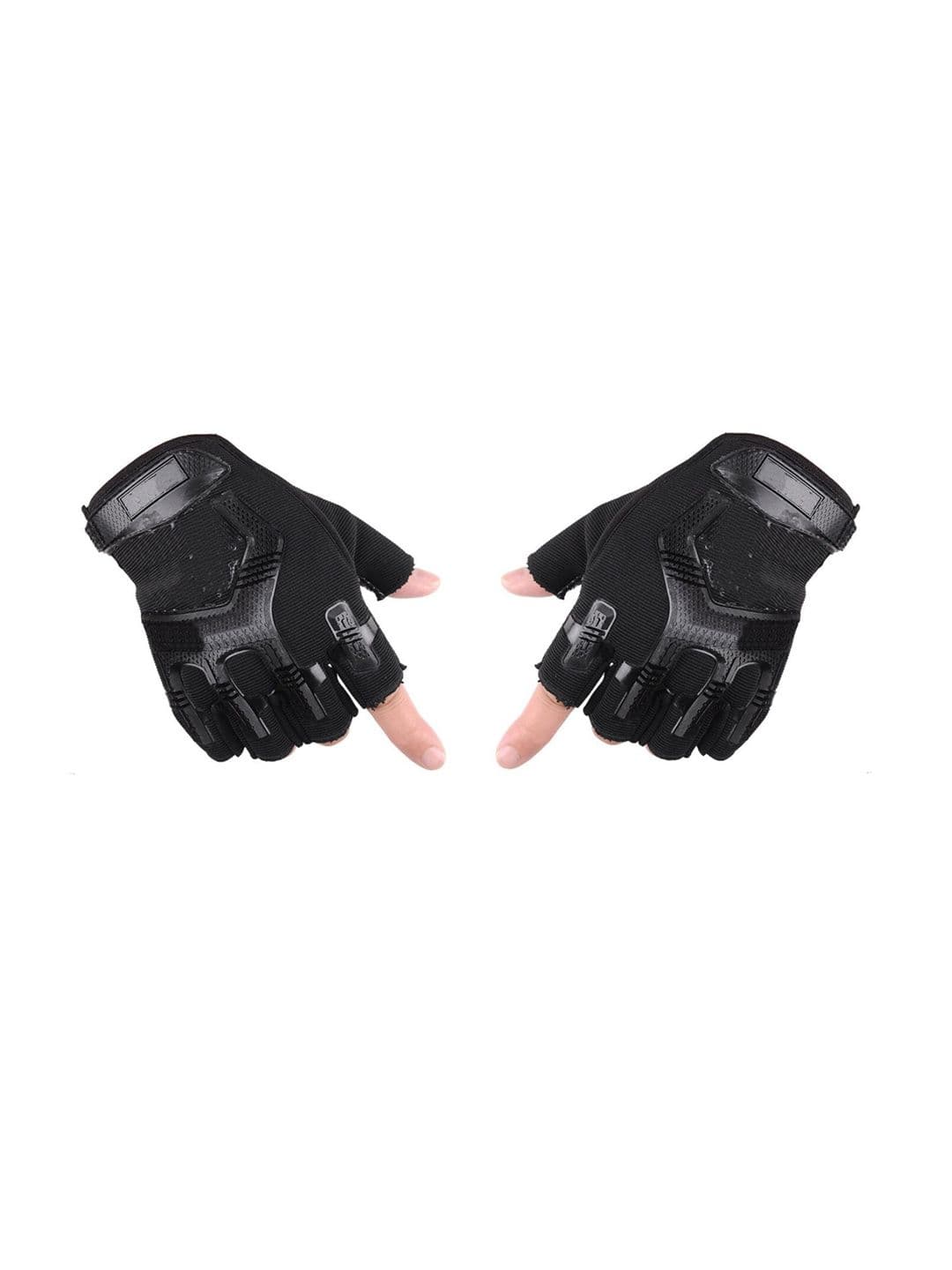 Alexvyan Men Patterned Gym & Fitness Odor-Free Breathable Anti-Skid Snuggly-Fit Gloves - view 1