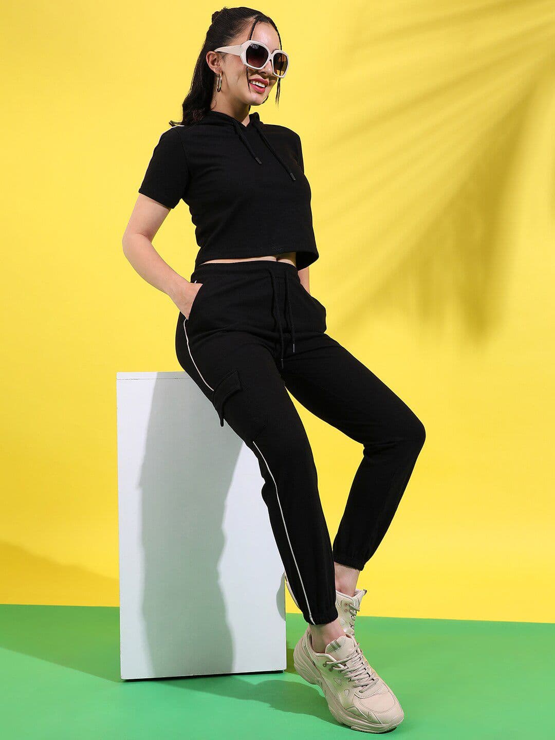 PINACOLADA Hooded Sweatshirt With Joggers - view 1