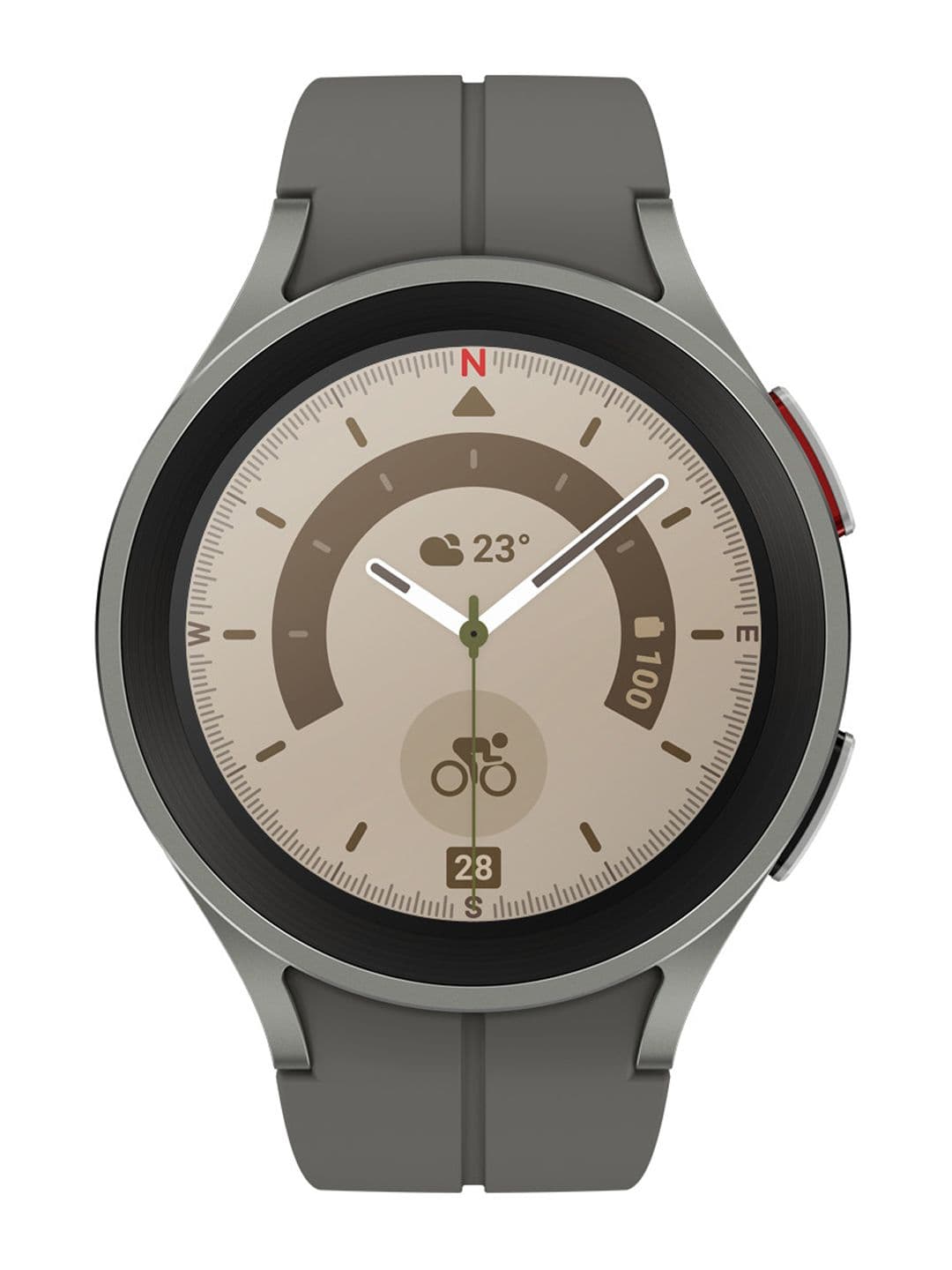 Samsung Galaxy Watch5 Pro Bluetooth (45 mm, Gray Titanium, Compatible with Android only) - view 1
