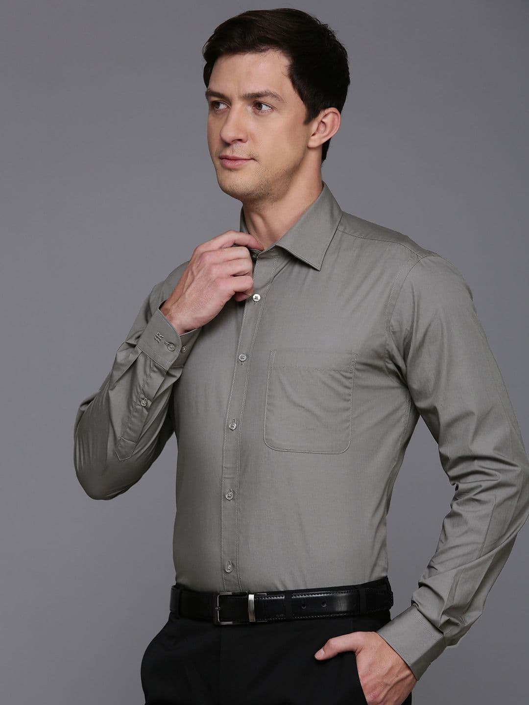 Raymond Slim Fit Pure Cotton Formal Shirt - view 1