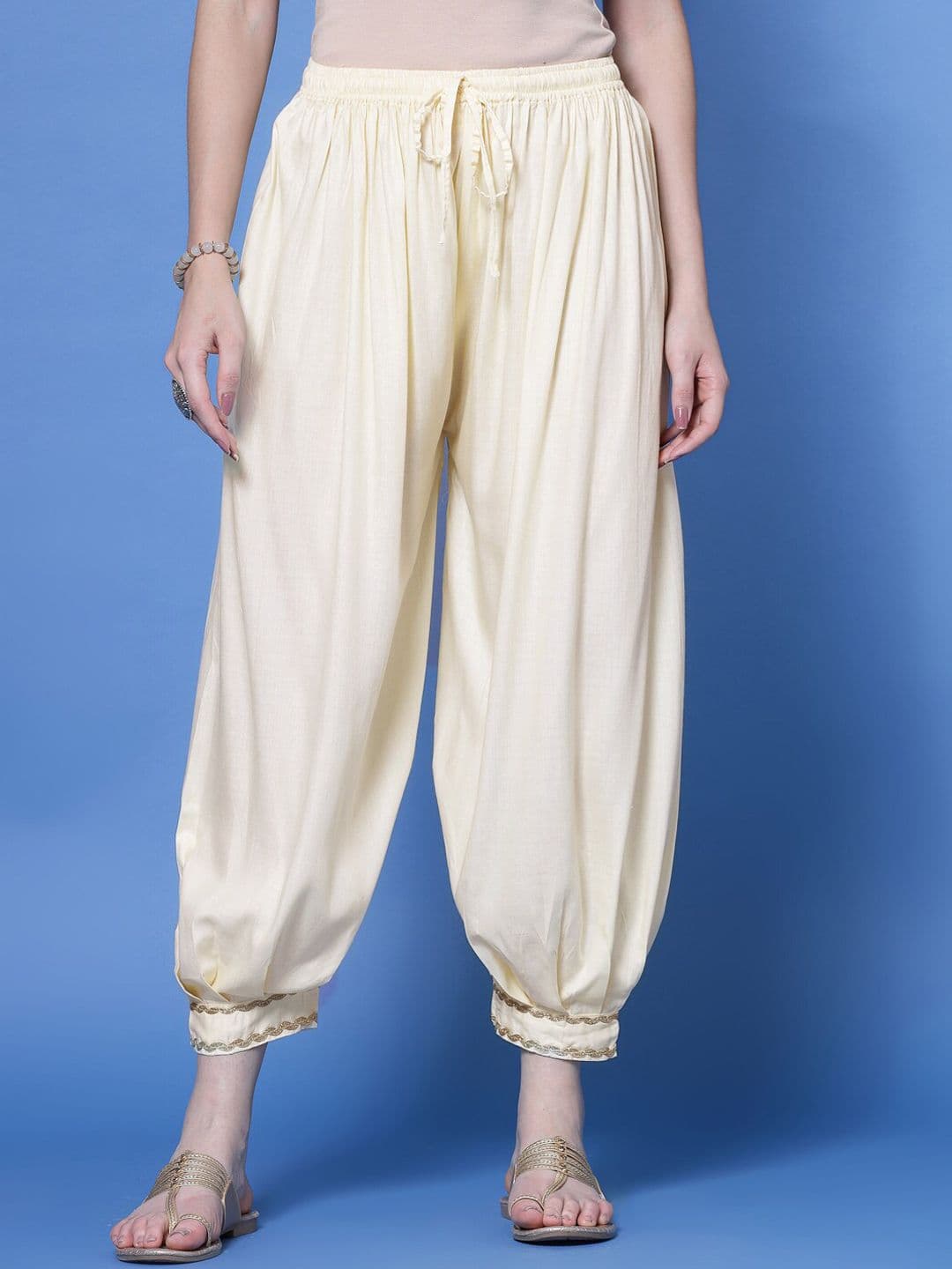 Clora Creation Embellished Loose-Fit Afghani Salwar - view 1