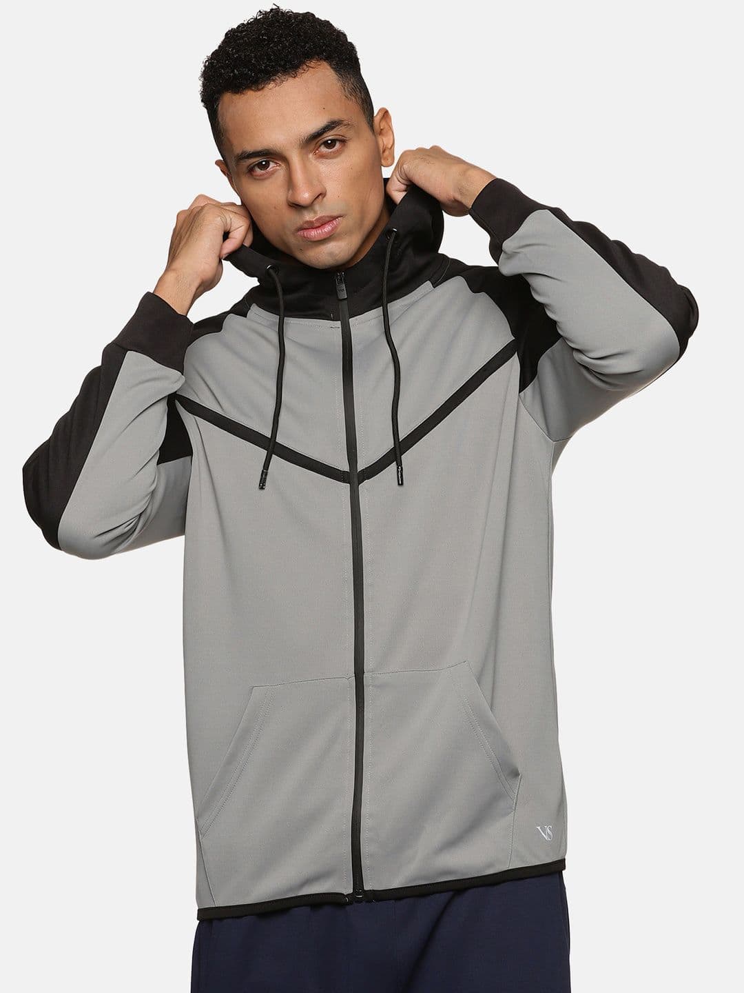 VS by Sehwag Colourblocked Reversible Antimicrobial Sports Jacket - view 1