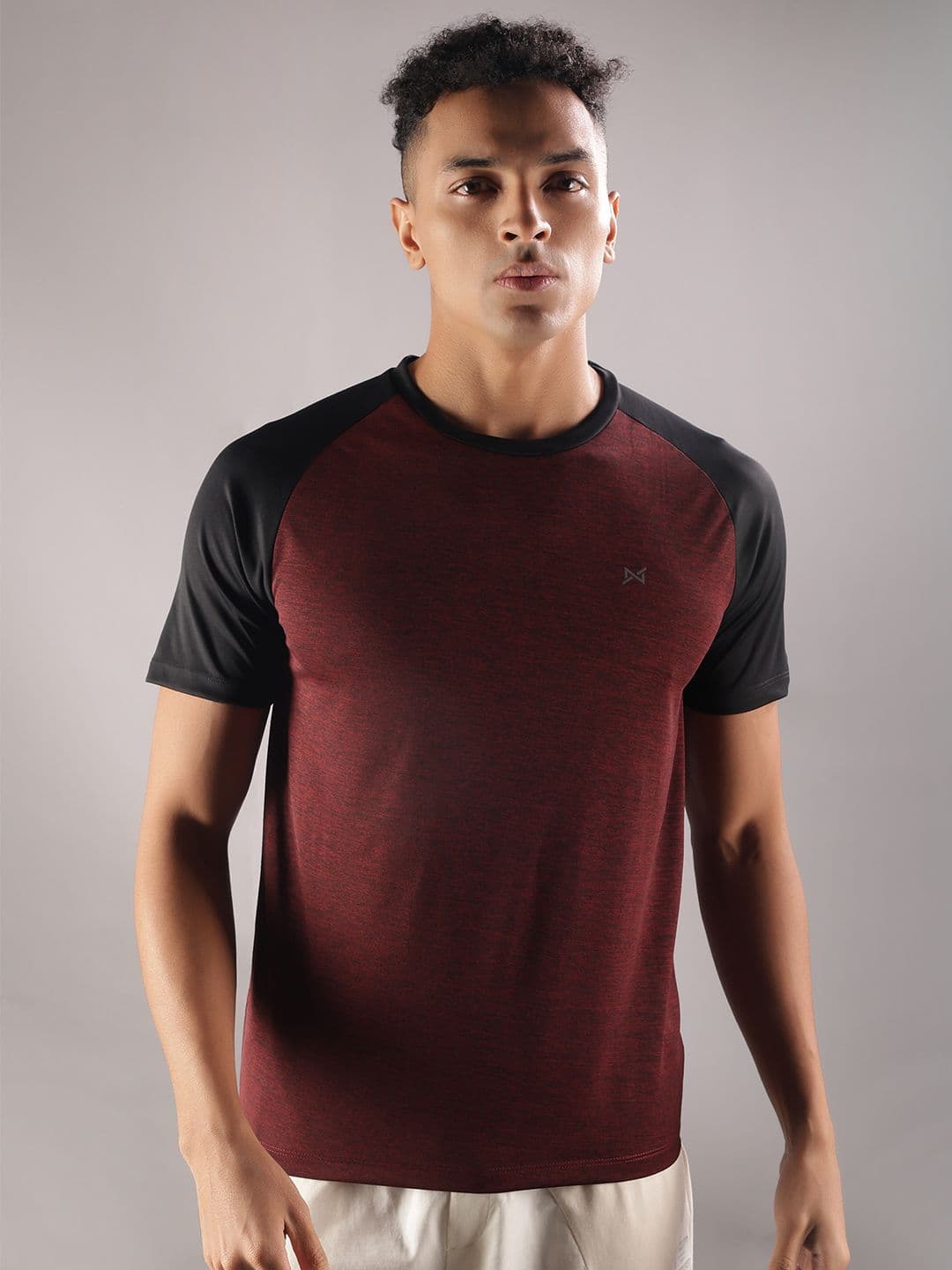 Force NXT Men Microfiber Anti Viral Anti Odour Cool Round Neck Sports Printed T-Shirt - view 1