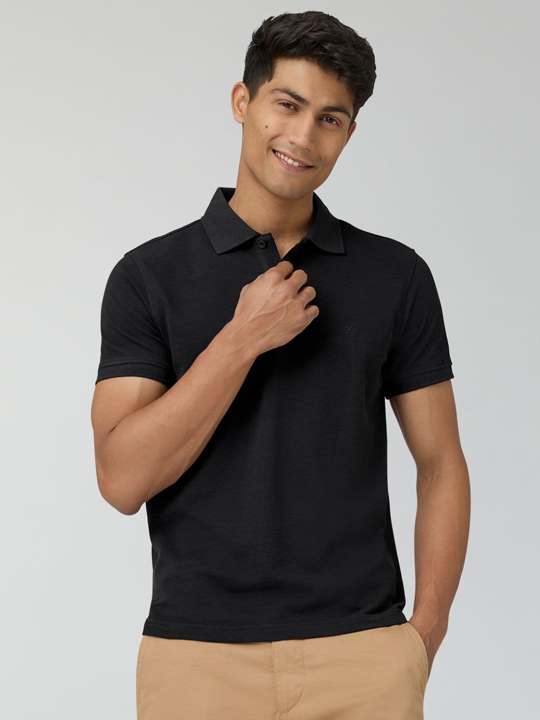 XYXX Men Nova Intellieaze Cotton Polo T-shirt - view 1