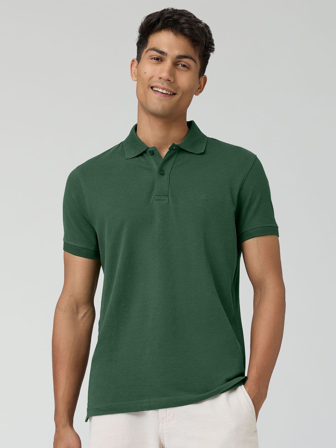 XYXX Men Nova Intellieaze Cotton Polo T-shirt - view 1