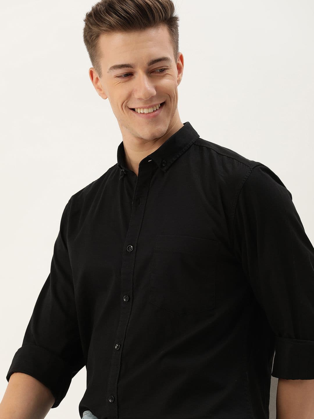 Mast & Harbour Men Standard Opaque Cotton Casual Shirt - view 1