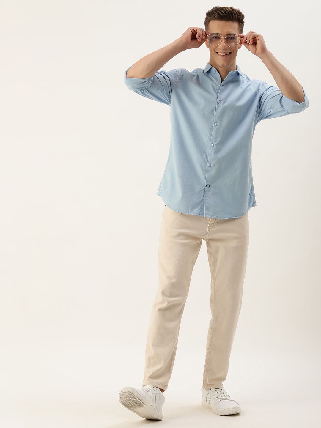 Mast & Harbour Men Standard Opaque Cotton Casual Shirt - view 1