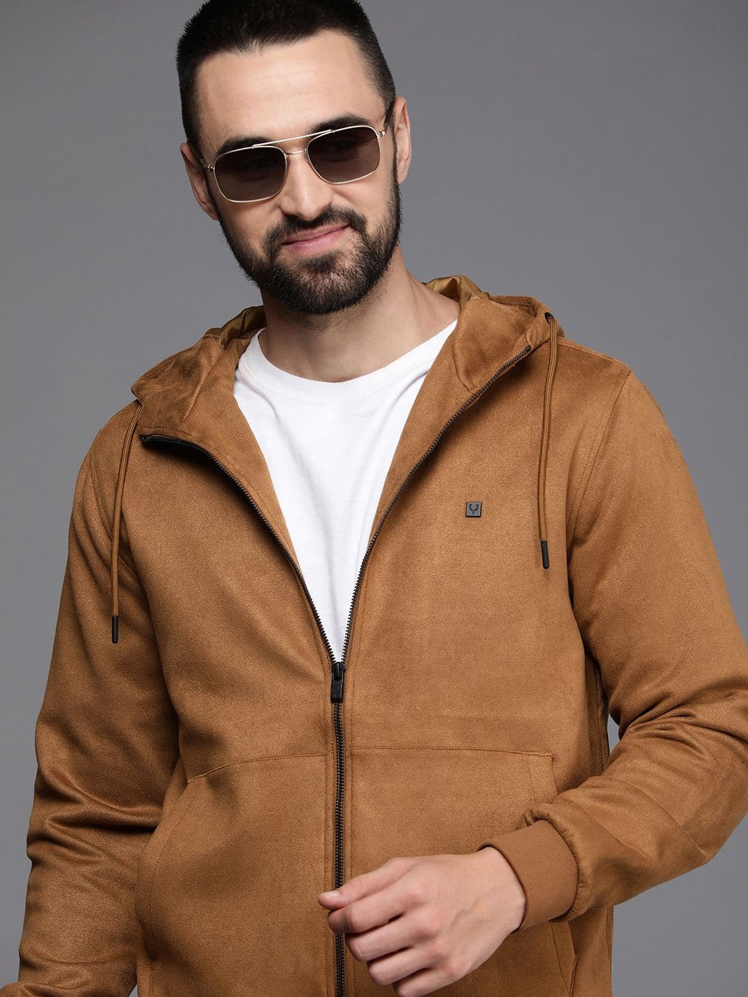 Allen Solly Men Suede Tailored Jacket - view 1