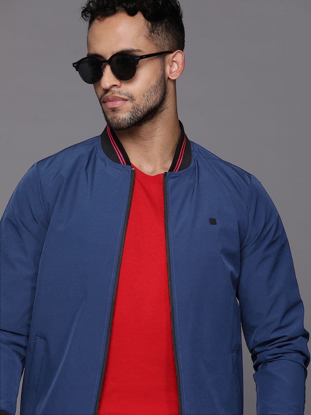 Allen Solly Stand Collar Bomber Jacket - view 1