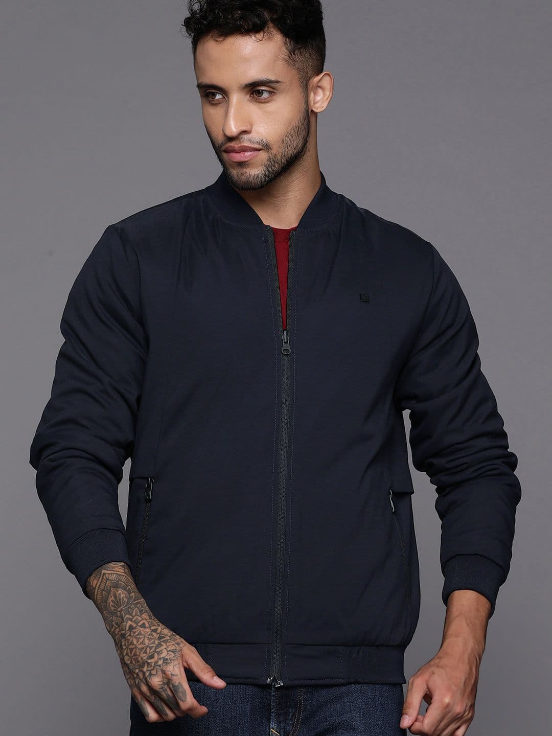 Allen Solly Men Camouflage Reversible Jacket - view 1