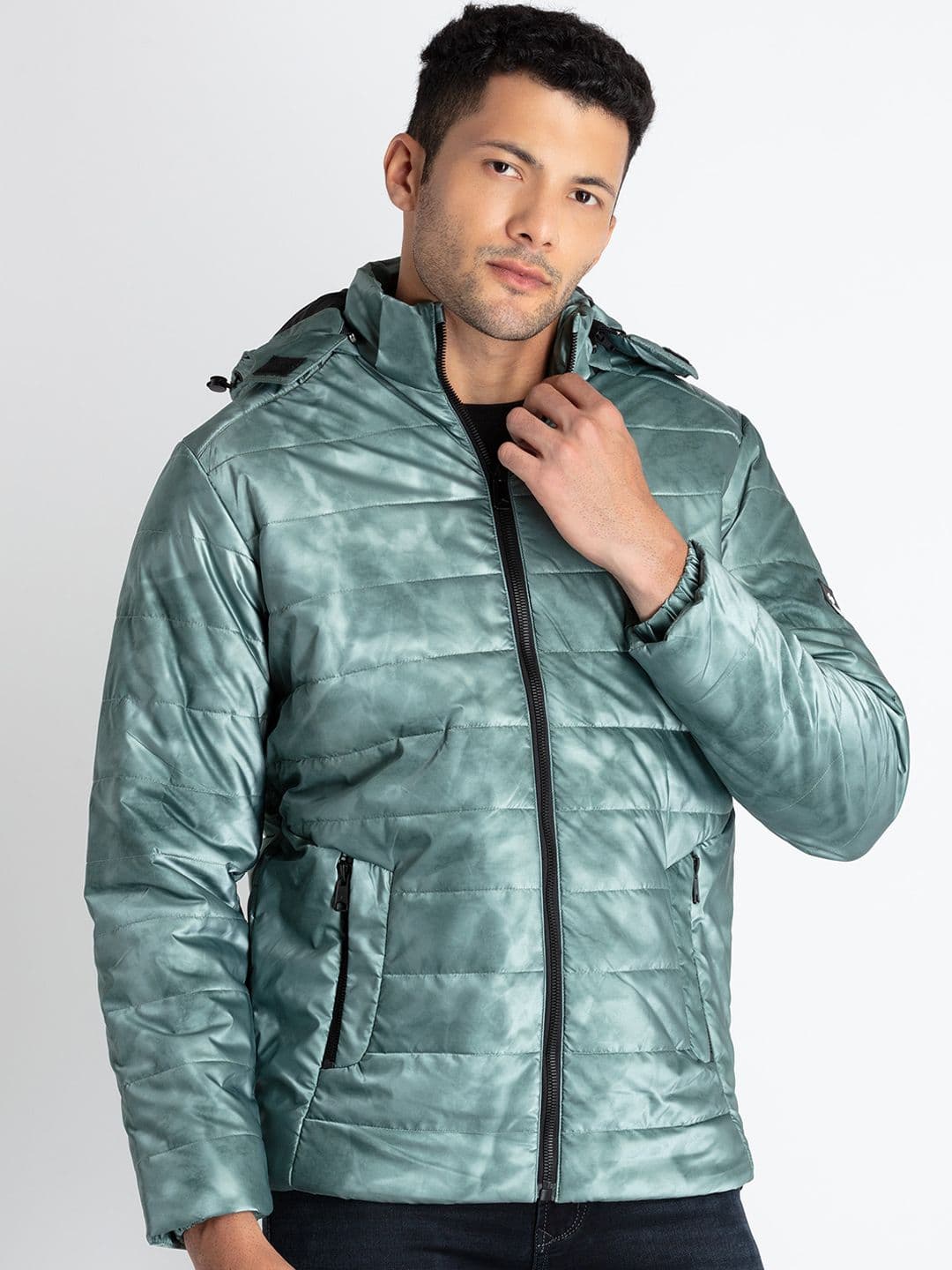 Status Quo Hooded Puffer Jacket - view 1