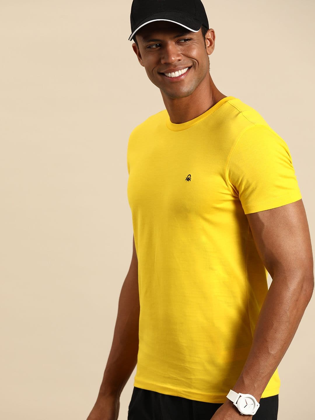 United Colors of Benetton Men Pure Cotton T-shirt - view 1