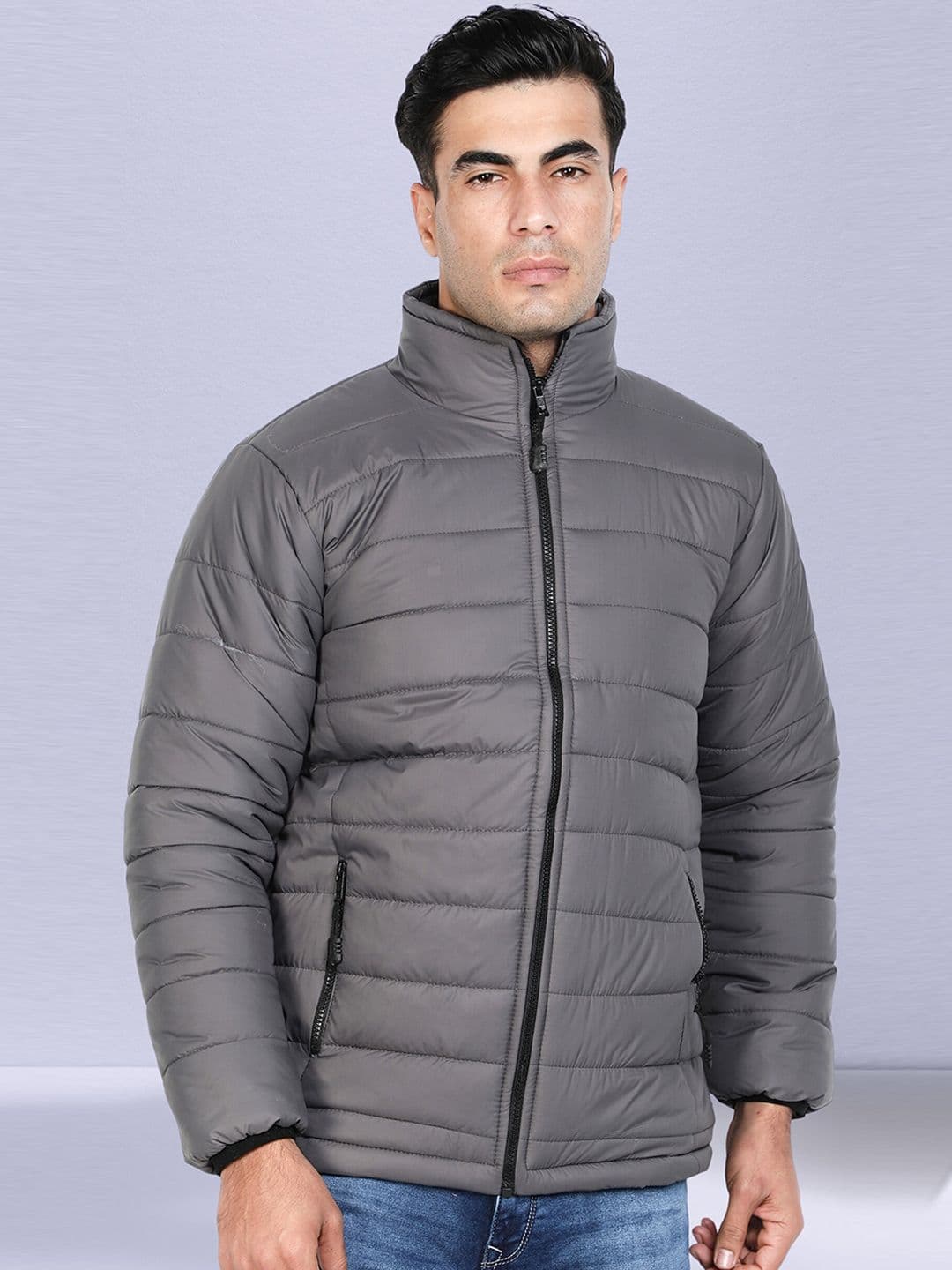 NUEVOSDAMAS Mock Collar Puffer Jacket - view 1