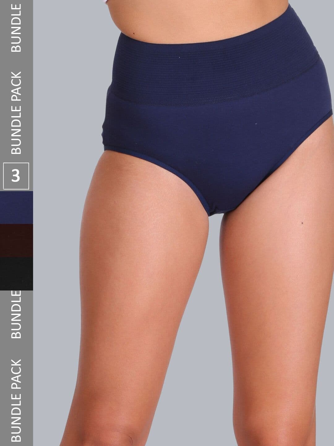 Aimly Pack Of 3 Women Solid High Rise Tummy Tucker Briefs - view 1