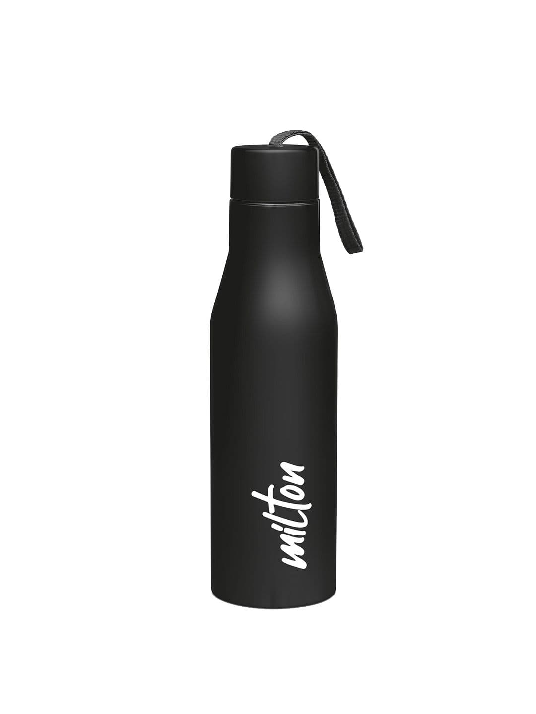 Milton Super 1000 Black Solid Stainless Steel Single Wall Vacuum Water Bottle - 1L - view 1