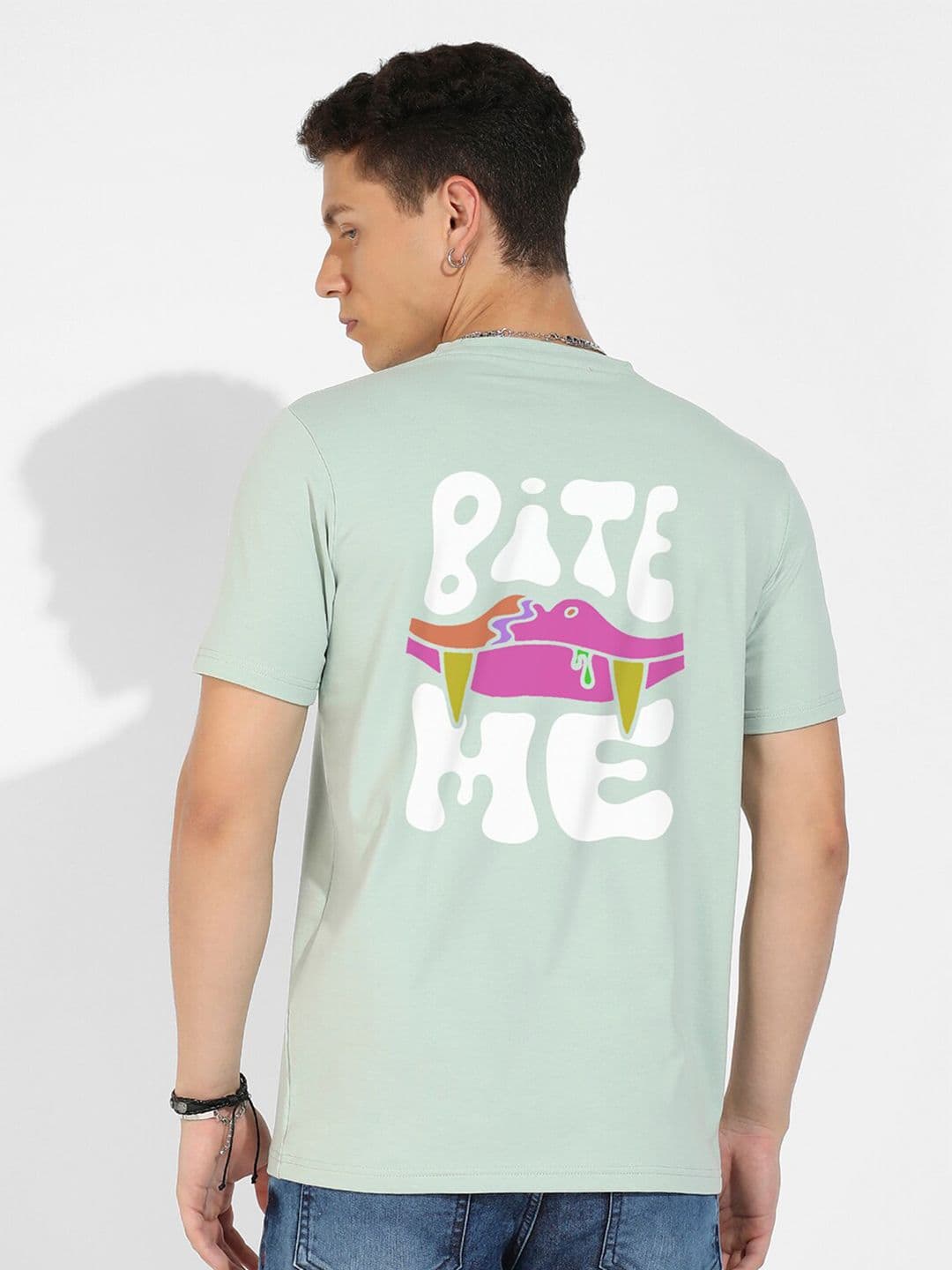CAHOOT Campus Sutra Green Graphic Printed Cotton T-shirt - view 1