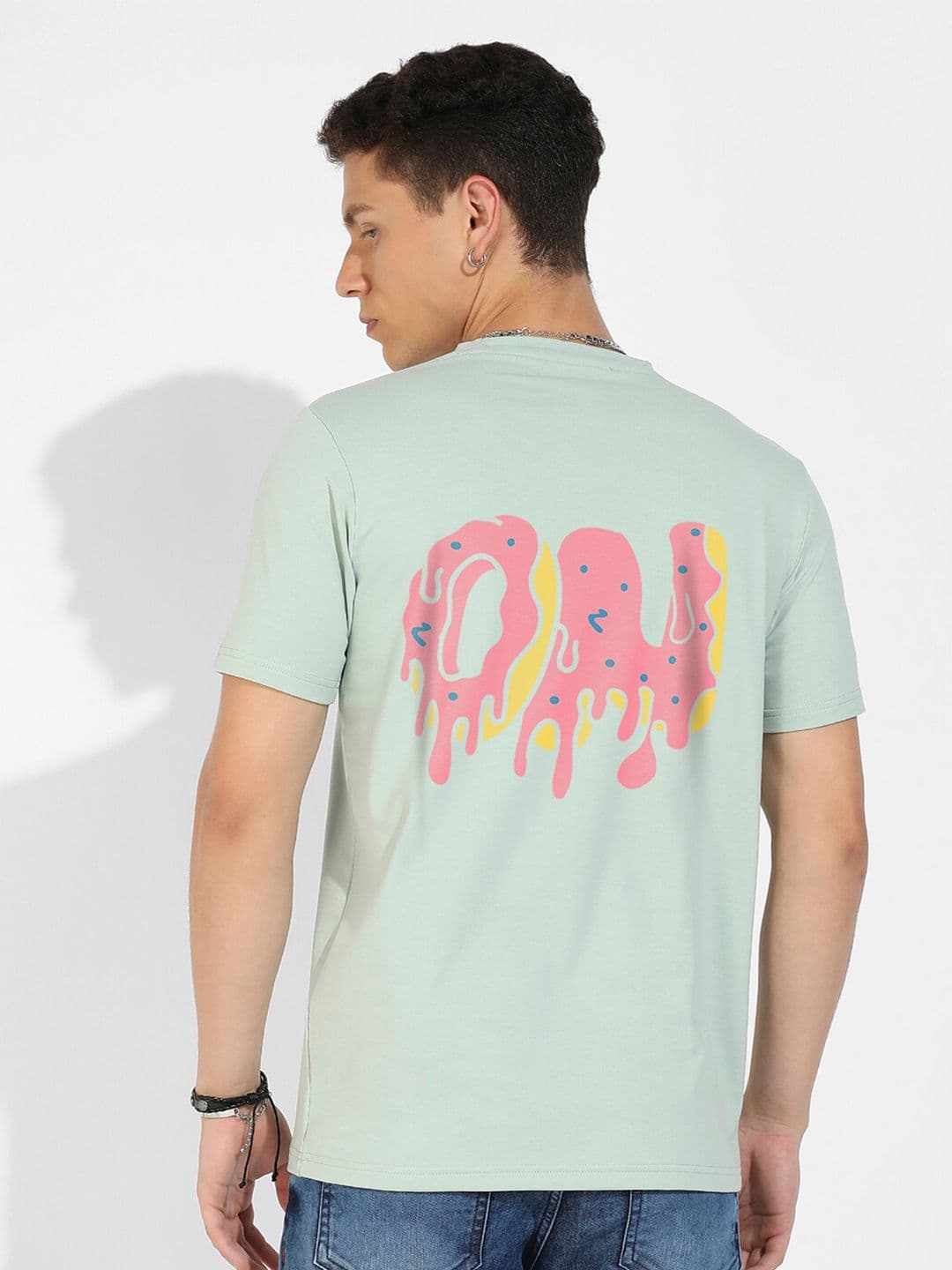CAHOOT Green Typography Printed Cotton Casual T-shirt - view 1