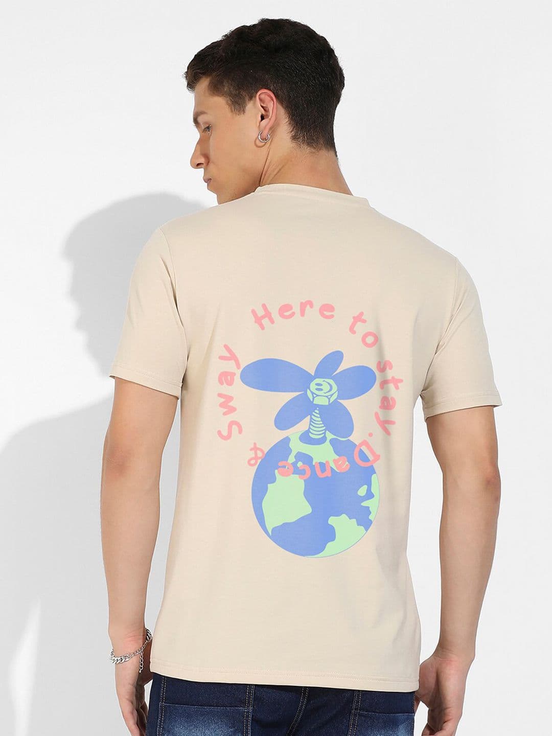 CAHOOT Campus Sutra Graphic Printed Cotton Casual T-shirt - view 1
