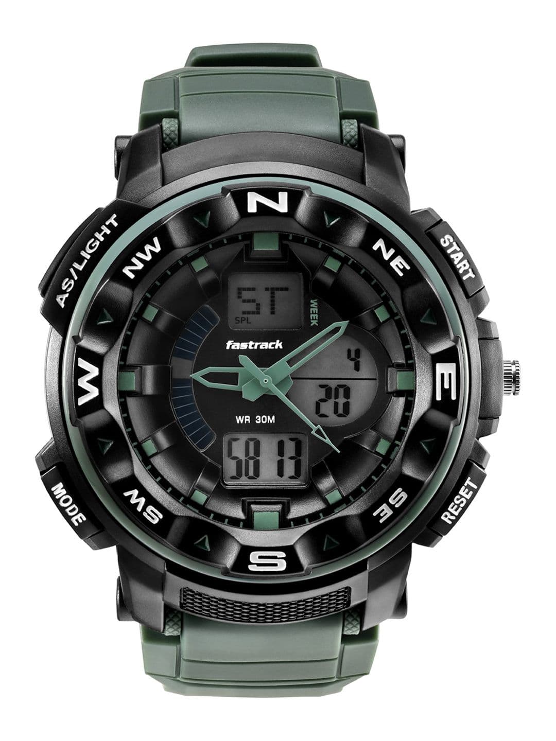 Fastrack Quartz Analog Digital With Black Dial Unisex Watch - Nt38076pp02w - view 1