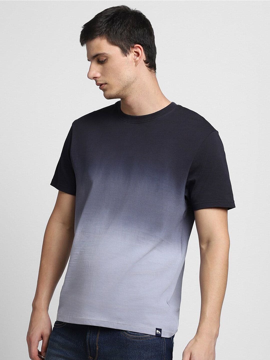Dennis Lingo Tie and Dye Dyed Slim Fit Pure Cotton T-shirt - view 1
