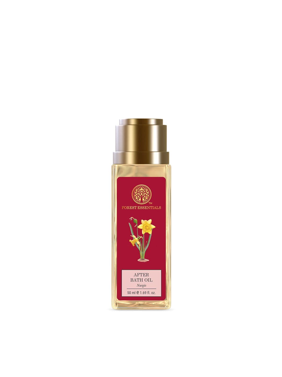 Forest Essentials Ayurvedic Moisturizing Nargis Travel Size After Bath Oil - 50 ml - view 1