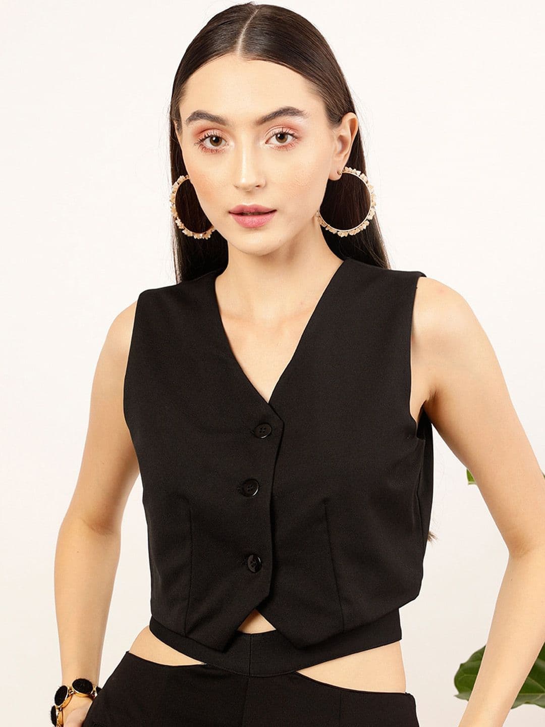 STREET 9 Women Woven Waistcoat - view 1