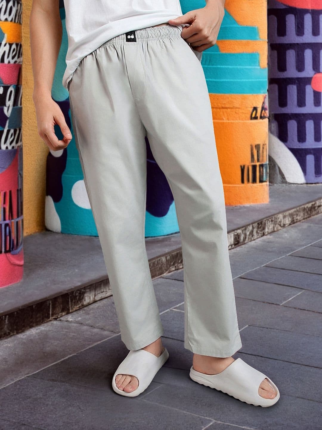 Bewakoof Men Grey Pyjamas - view 1