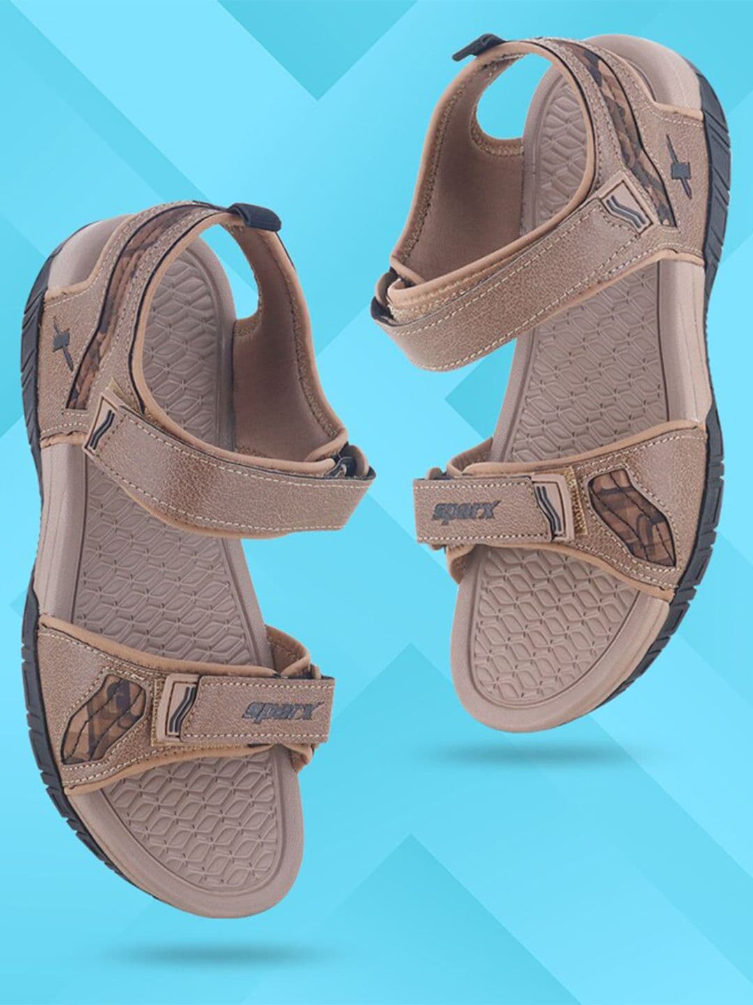 Sparx Men Textured Sports Sandals With Velcro Closure - view 1